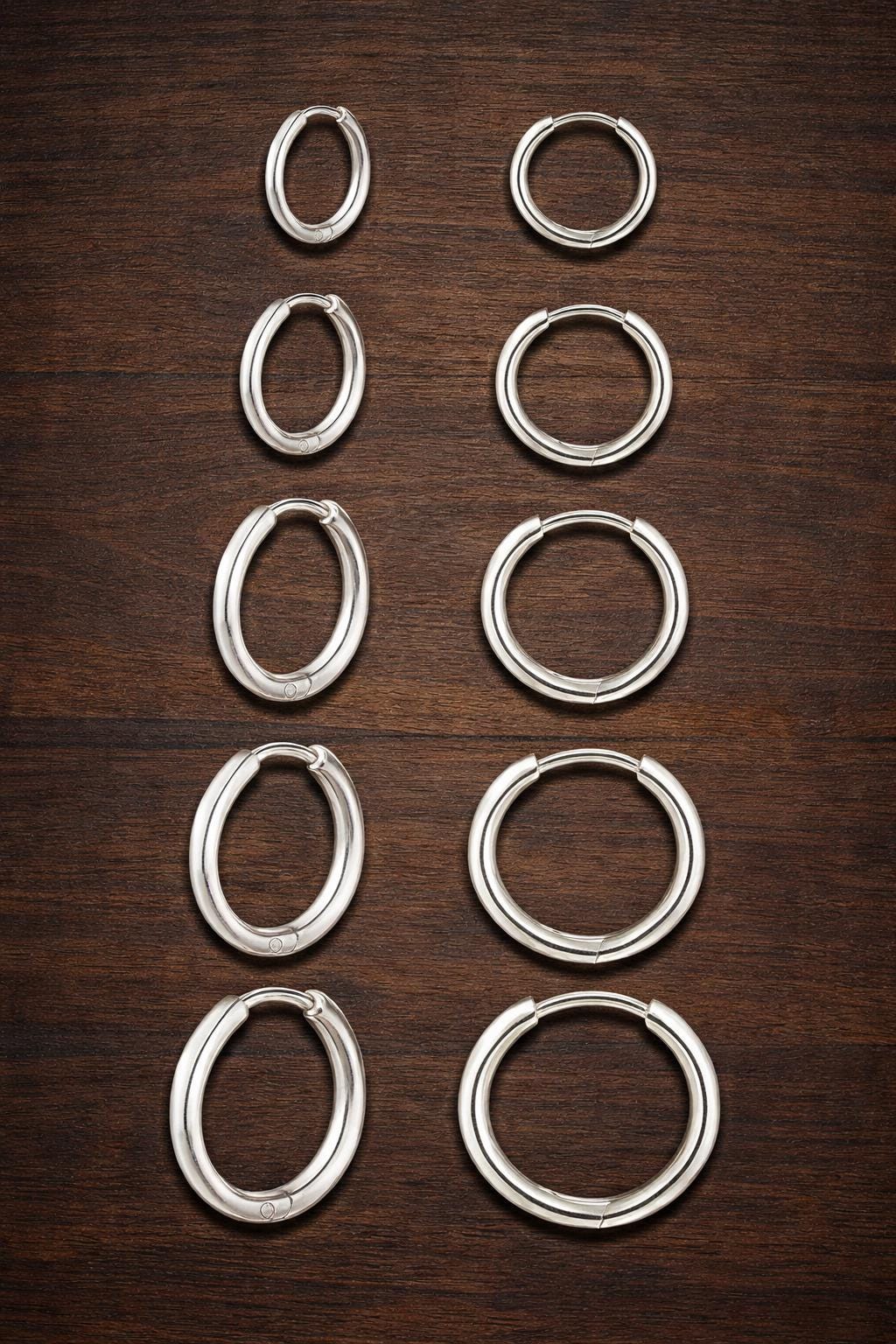 14K Gold Plated Huggie Hoop Earrings Set – Stainless Steel, Hypoallergenic Small Hoops
